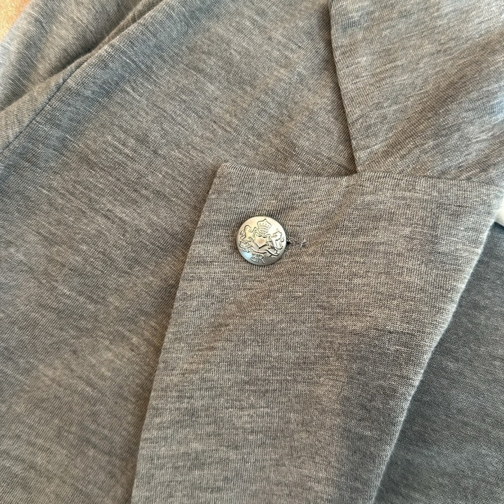 Banana Republic Grey Lightweight Jacket Pockets Casual - Picture 7 of 7